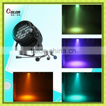 outdoor led par light ip65 18*12w 4 in 1 cree led par 64 for outdoor stage