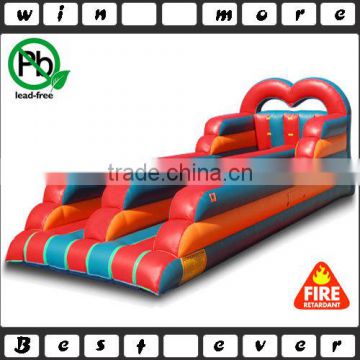 heart arch inflatable bungee run challenge,double lane inflatable bungee run,interactive sports bungee run