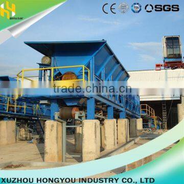 wood log debarking machine