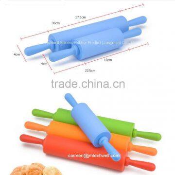 non stick fondant tools silione rolling pin