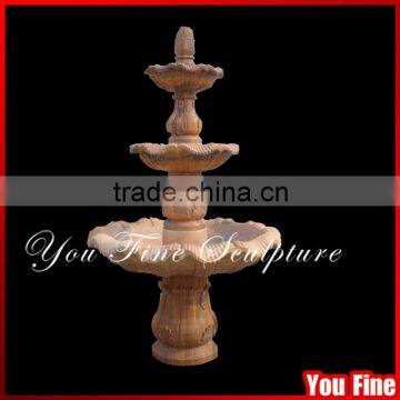 Outdoor Carved Decorative Garden Natural Stone Fountain