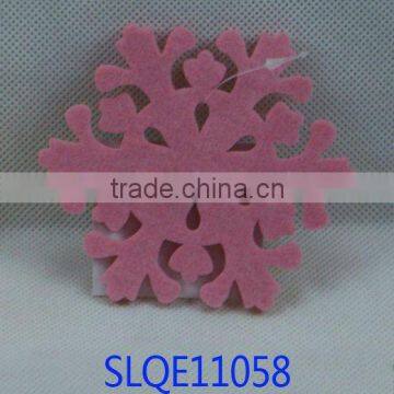 snowflake design felt coaster