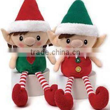 christmas elf toy/elf christmas decoration/26cm christmas elf stuffed plush toy