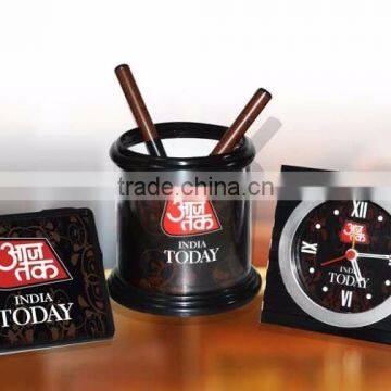 pen stand clock gift set office gift set advertising gift set