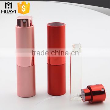 twist type good quality 8ml 10ml aluminium atomizer bottle