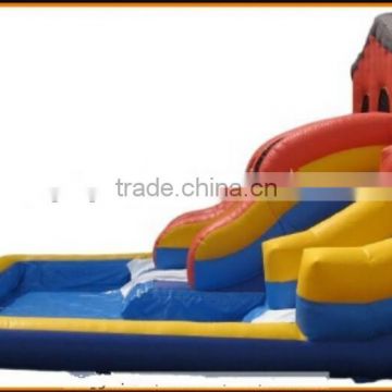 inflatable combo water park with slide