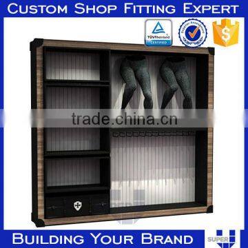 Tailor Made Display Cabinet Wood With Hardware Decorative Iron Brackets photo-5