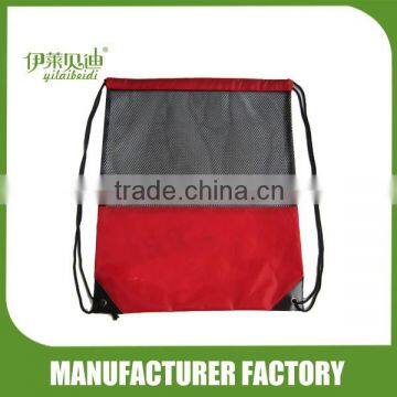 drawstring bag with mesh