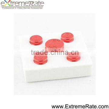 Red controller replacement button set abxy guide button for xbox 360 bullet buttons