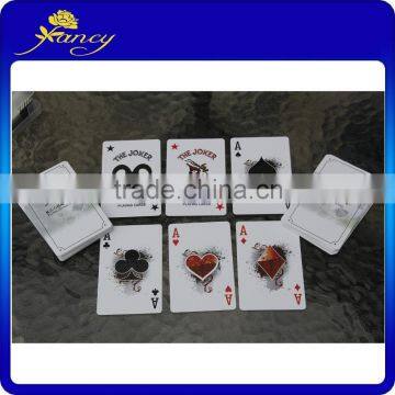 Customized logo Plastic Playing Card