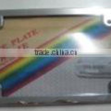 4-Hole Custom ABS PLastic License Plate Frame