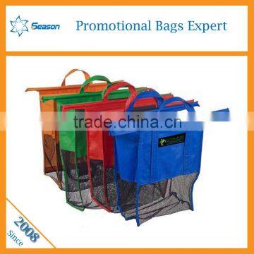 Trolley bags supermarket trolly bag custom logo shopping trolley bag