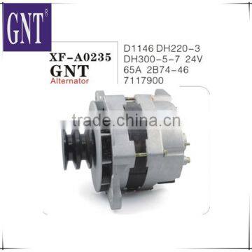 excavator engine DH220-3 D1146 alternator