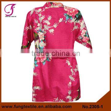 2305 Wholesales Children 13 Colors 7 Size Silk Satin Robe photo-2