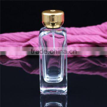 2016 new products wholesale 100ml square glass spray bottle perfume bottles