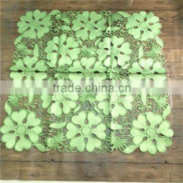 Hand embroidery designs tablecloth, Cutwork lace table cloth