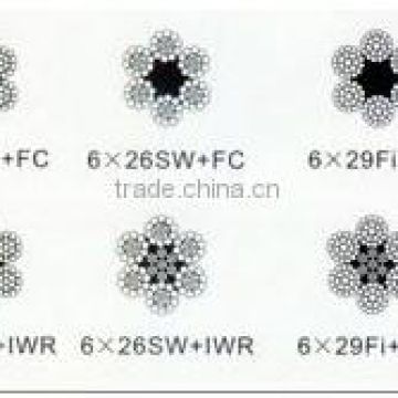 6*36SW & 6*37S Line Contacted Wire Rope with high quality