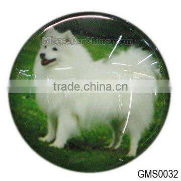 Promotional Cartoon kids crystal glass fridge magnet stickers hot sale