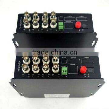 8CH analog to fiber converter RS485 RS232 1CH 2CH 4CH 18CH