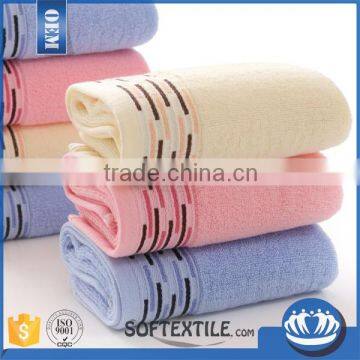 China manufacturer high quality embroidered cotton face towel