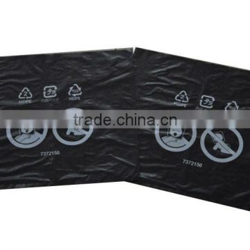 Black PE Polybag With Printing