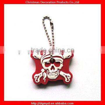 3D Skull Soft pvc key cover for Hallowmas 2013 (MYD-1600)