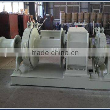 Hydralic mooring winch