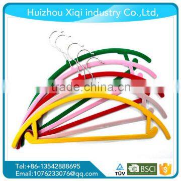 Hot Selling Black Velvet Suit / Coat Hanger/Coat Hanger With Notches in Home photo-2