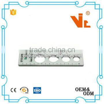 V-T037 Multi-function plastic acrylic ophthalmonogy straight ruler