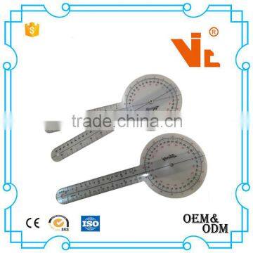 V-T020 360 degrees Protractor,Best quality plastic medical finger goniometer