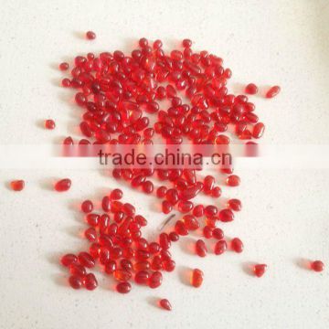 red tiny glass bead