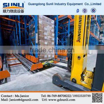 High Density High Efficiency Radio Shuttle Meal Storage Racking System