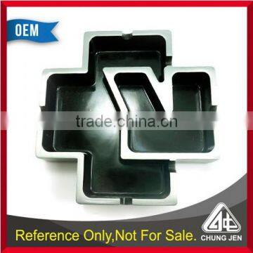 Supplier antique zinc cross shape ashtray for sale