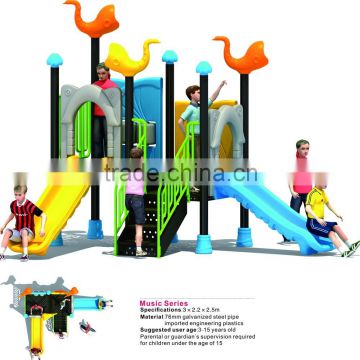 Kids Playground Plastic Slides Outdoor Equipment