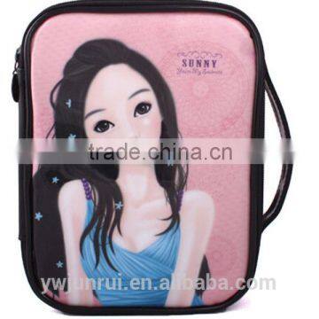 2014 Most Popular Fashionable pearl pvc comestic bags