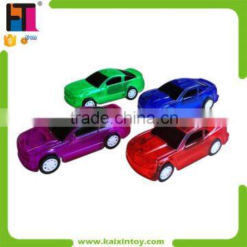 Plastic Transparent Small Pull Back Car