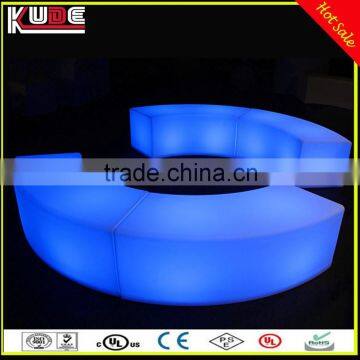 Popular Stylish LED Plastic Snake Bench Chair & Garden Furniture photo-3