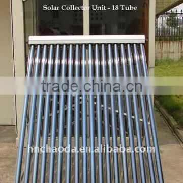 solar thermal evacuated tube solar collector 58tubes