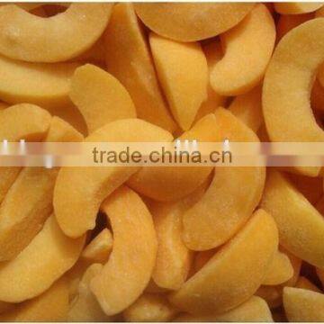 IQF frozen yellow peach halves/sliced for sale