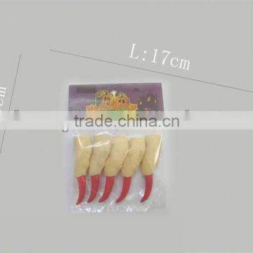 5pcs short plastic halloween fingers