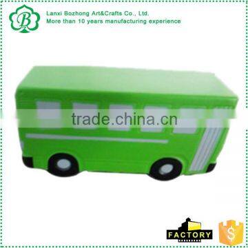 2016 Wholesale bus shape ball toy, PU mini Transportation