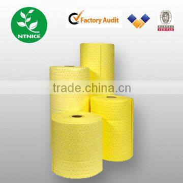 heavy duty 100%Polypropylene dimpled oil absorbent roll