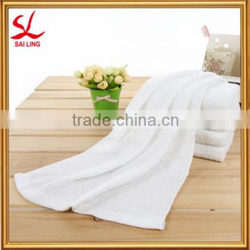 Promotional Priced Fingertip Towels White Wholesale Cheap Cotton Terry Face Towel