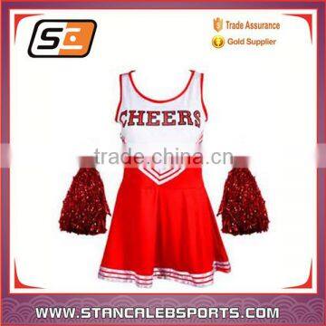 Stan Caleb 2016 New Hot Sexy Dry Fit Cheerleading Uniforms With Your Own Logo Cheerleader Dress photo-5