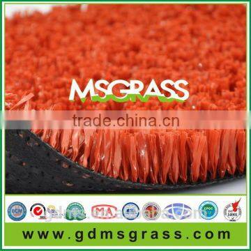 chinese durable tennis court red artificial grass