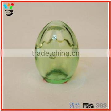 Decoration & Functional 85ml & 200ml Custom Color Egg Shape Glass Jar With Lid