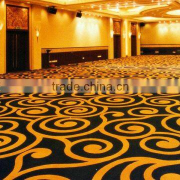 Auditorium carpet machine made broadloom carpet