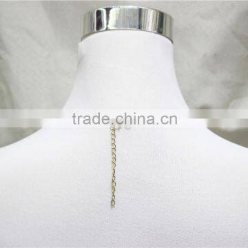 Newest Yellow & White Waterdrop Shape Pendant Necklace Pure White Pearl Necklace 2016 Fashion Wholesale photo-4