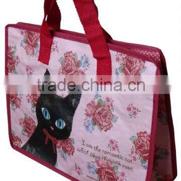 Cat picture pp supermarket shopping bag