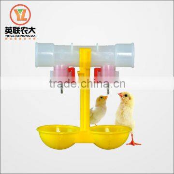chicken farm automatic poultry water drinker with double cup G3/4'' tube